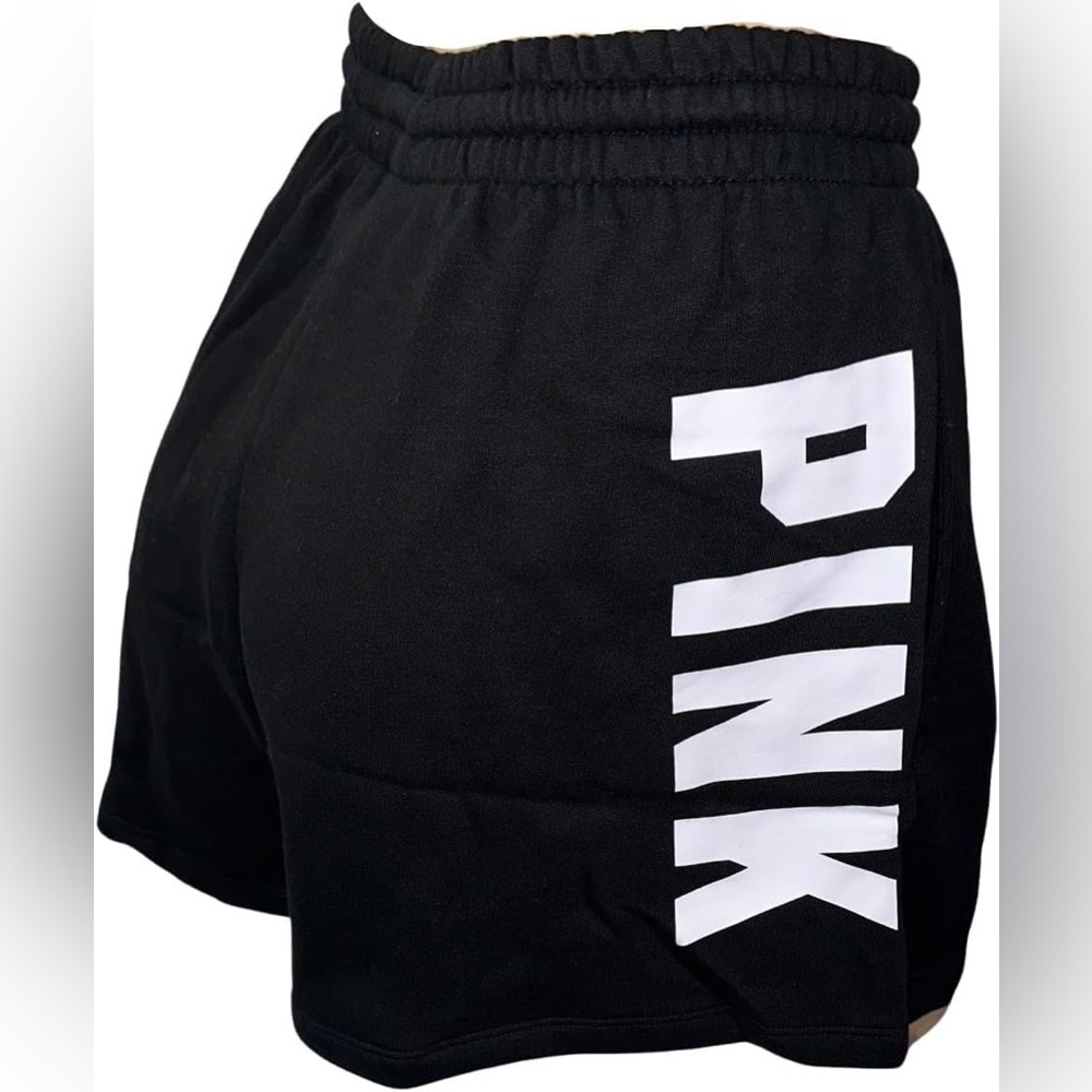 PINK Victoria's Secret Black and White Athletic Shorts